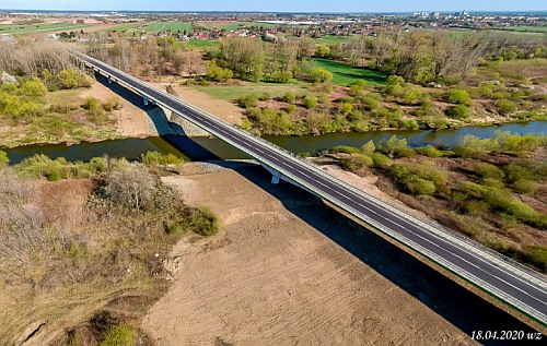 Nowy most na Wisłoce koło Mielca gotowy